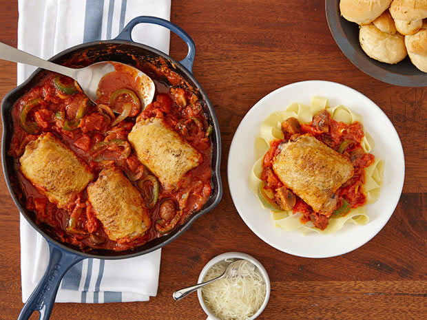 Step 4 Braised Chicken Cacciatore Step 4