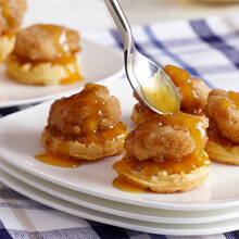 Buttermilk Chicken And Waffle Bites