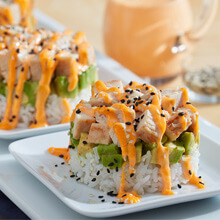 California Roll Chicken Stack