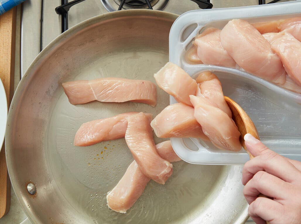 Step 1 Chicken Stuffed Shells with Alfredo Sauce Step 1