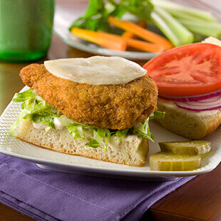 Chicken Caesar Focaccia Sandwiches