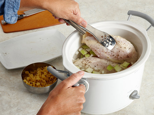 Step 2 Slow Cooker Chicken Noodle Soup | Easy One-Pot Meal Idea Step 2