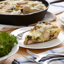 Chicken Frittata With Kalamata Olives