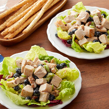 Creamy Maple Chicken and Blueberry Salad