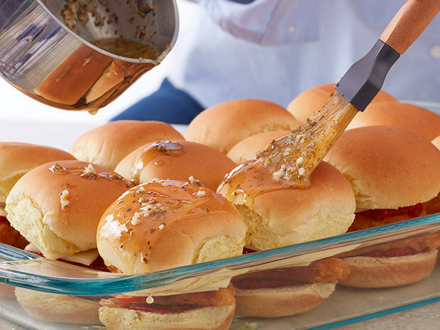 Step 3 Chicken Parmesan Sliders Step 3