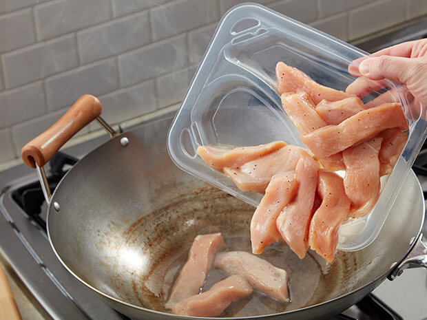 Step 2 Quick and Easy Stir Fry Chicken Strips with Orange Glaze Step 2