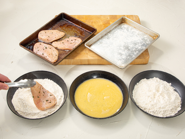 Step 4 Buttermilk Fried Chicken Sandwich Step 4