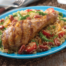 Citrus Mojo Chicken with Quinoa and Bean Salad