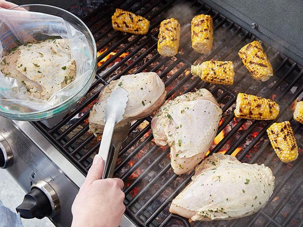 Grilled Cilantro Lime Chicken with Mexican Street Corn Step 2