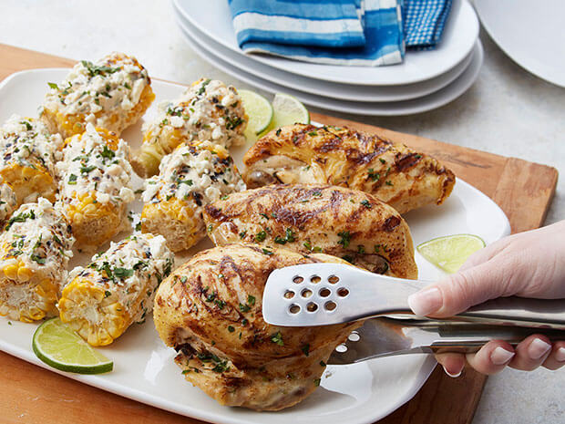 Grilled Cilantro Lime Chicken with Mexican Street Corn Step 4