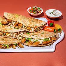 Cheesy Green Chili Quesadilla