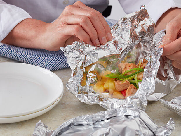 Grilled Hawaiian Chicken Foil Packets Step 4