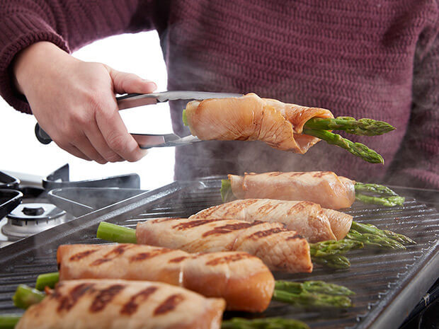 Grilled Teriyaki Chicken Negimaki Step 3