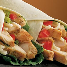 Italian Chicken Wraps