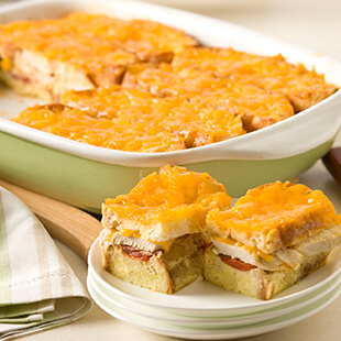 Italian Chicken Strata