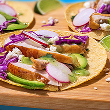 “LA Food Truck” Style Beer Can Chicken Tacos al Pastor