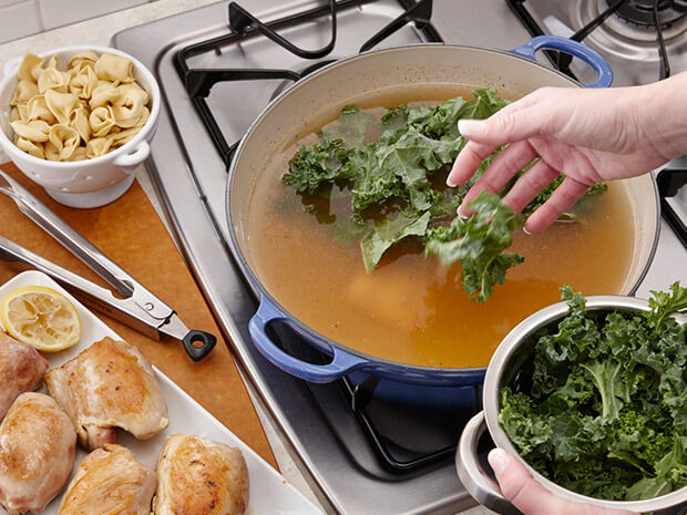 Lemon Chicken Kale Soup - Nutrient-Packed Dinner Idea Step 2
