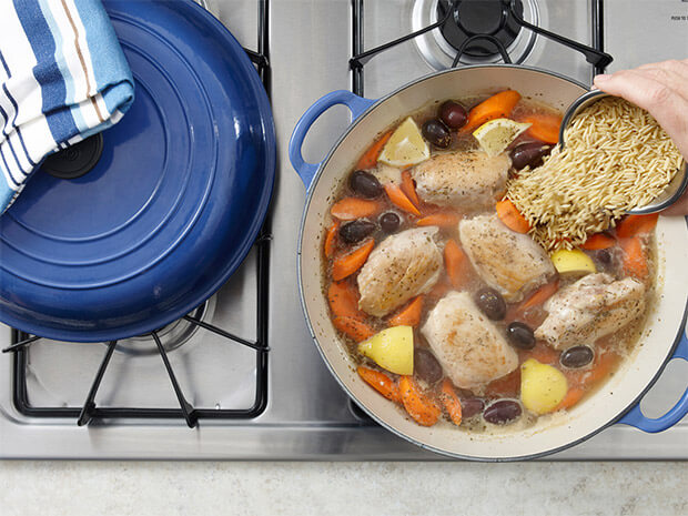 Lemon Chicken and Orzo One Pan Meal Step 2