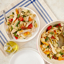 Lemon Chicken Pasta with Green Beans