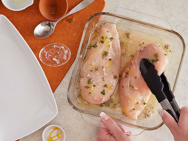 Step 1 Lemon Thyme Chicken Step 1