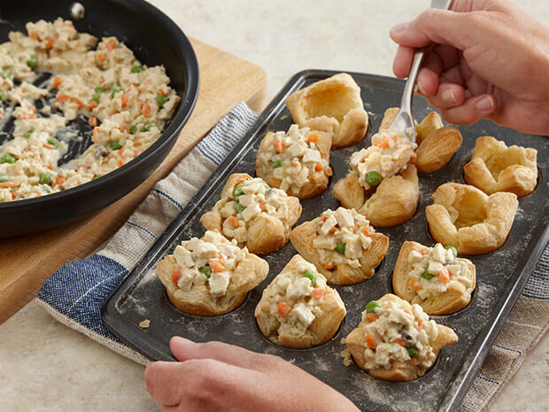 Step 3 Mini Chicken Pot Pies Step 3