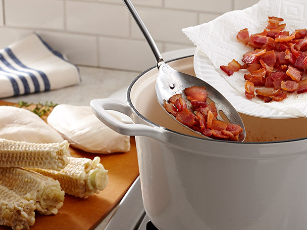 Step 2 Hearty Chicken & Corn Chowder | Perdue Recipe Step 2