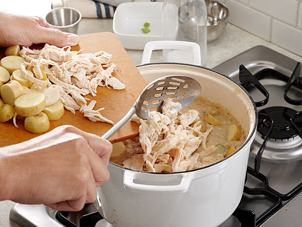 Step 3 Hearty Chicken & Corn Chowder | Perdue Recipe Step 3