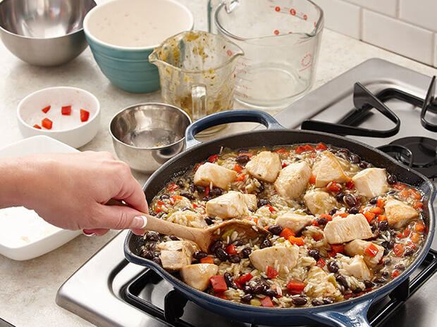 One Pan Cilantro Chicken And Rice Step 2