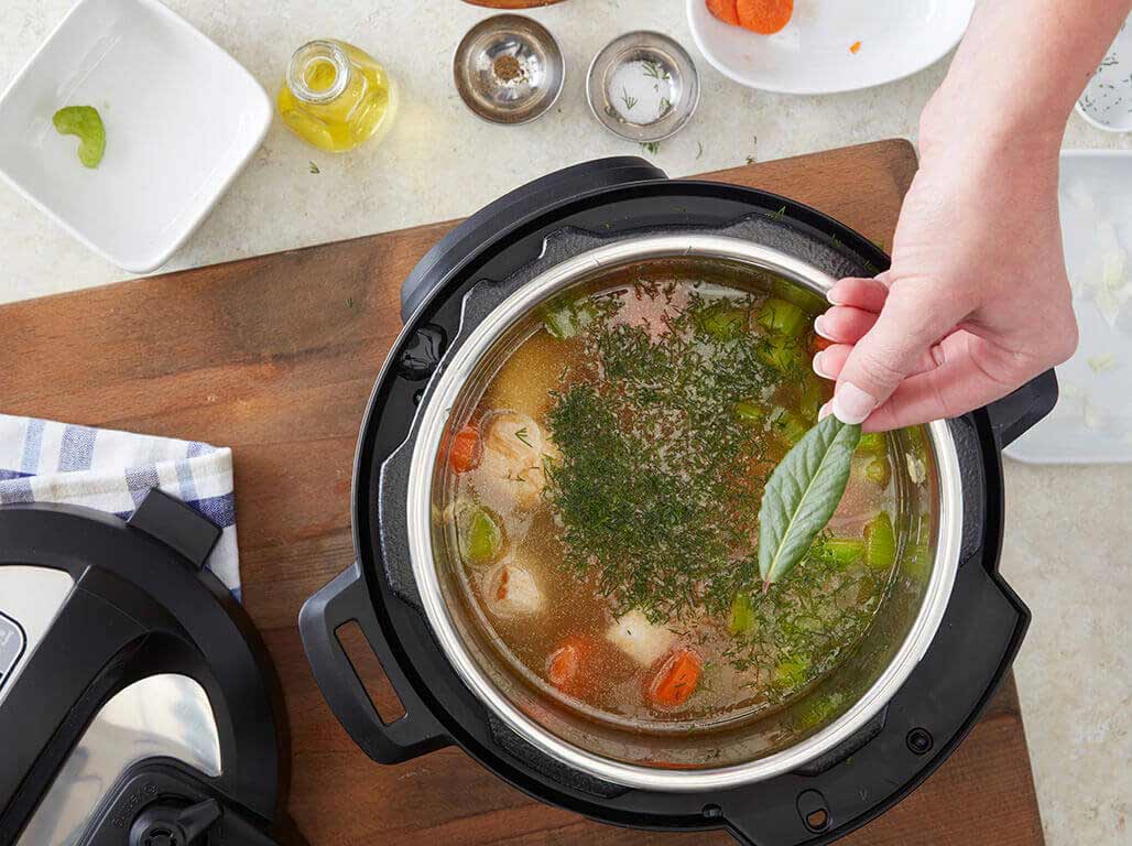 Step 2 Pressure Cooker Chicken Zoodle Soup Step 2