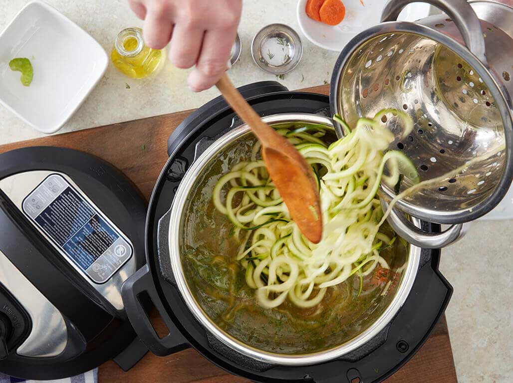 Step 3 Pressure Cooker Chicken Zoodle Soup Step 3