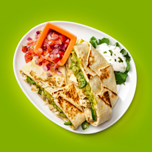 Griddled Chicken Crunch Wrap-Up