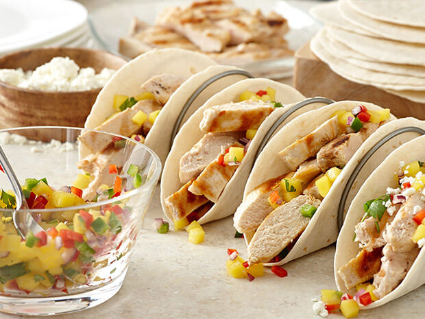 Step 3 Grilled Chicken Tacos and Spicy Mango Salsa Step 3
