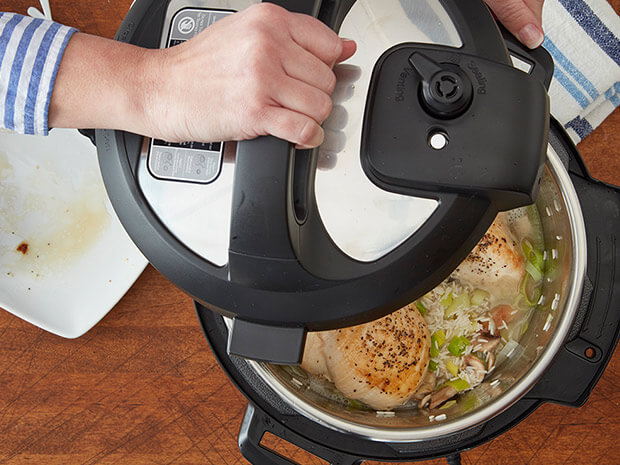 Step 3 Pressure Cooker Chicken and Rice Step 3