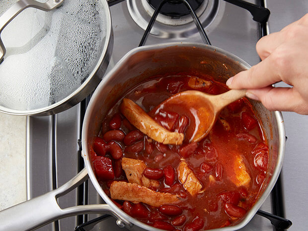 Quick Grilled Chicken Chili Step 2
