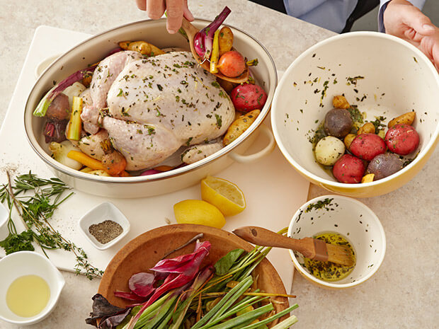 Step 2 Roasted Chicken and Root Vegetables Step 2