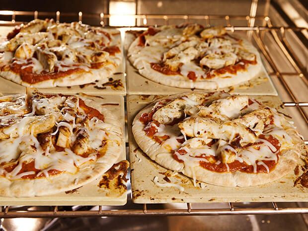 Step 3 Chicken Marinara Pita Pizzas Step 3