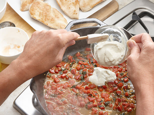 Step 3 Skillet Chicken With Roasted Red Pepper Cream Sauce Step 3