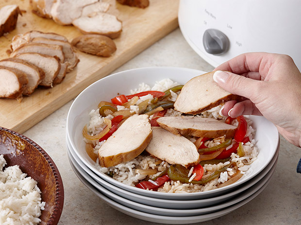 Tasty Slow Cooker Balsamic Chicken with Onions and Peppers Step 4