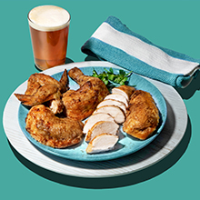 Porter and Hickory Smoked 5-Spiced Beer Can Chicken
