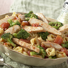 Tortellini with Broccoli and Chicken