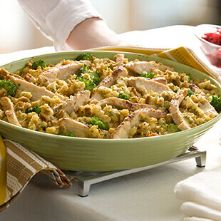 Chicken and Herb Stuffing Bake