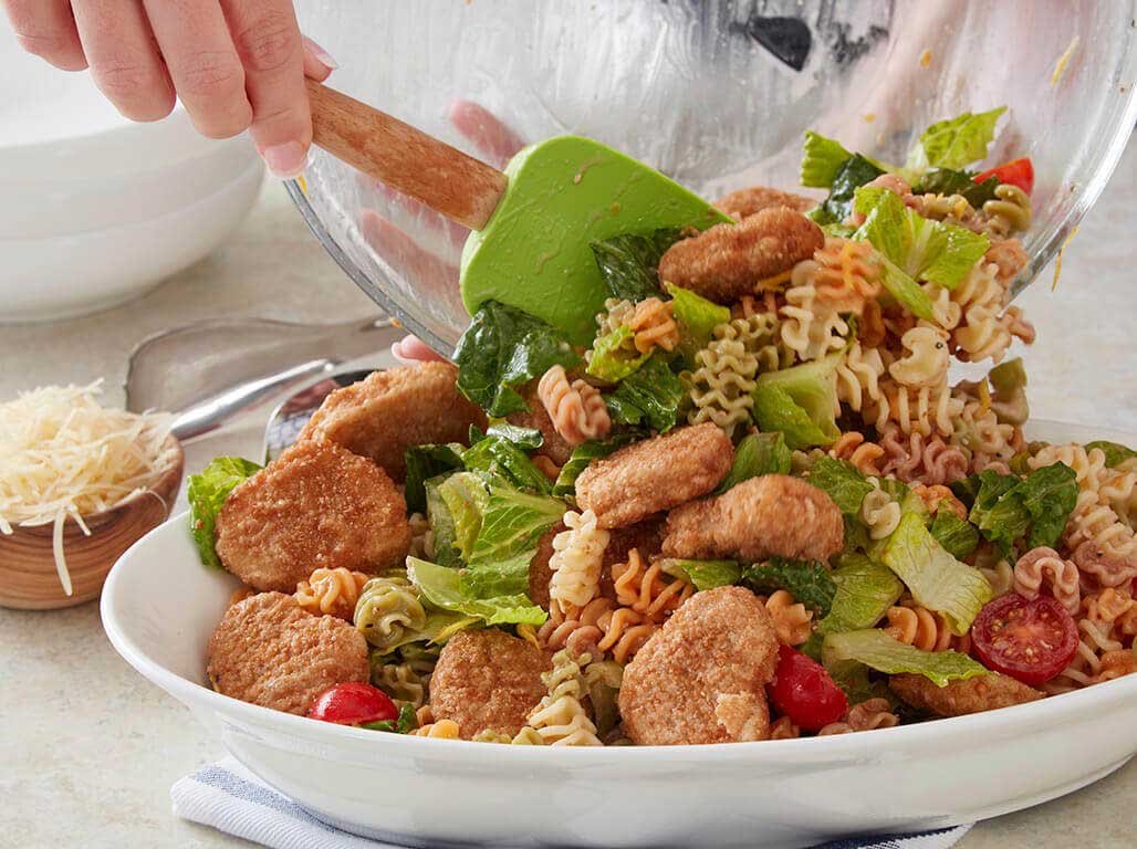 Whole Grain Nuggets Caesar Pasta Salad Step 4