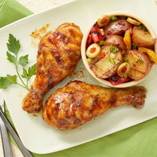 Smoky Chipotle Grilled Chicken with Spanish Potato Salad