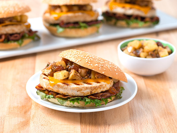 Step 3 Sweet and Savory Apple Bacon Turkey Burgers Step 3