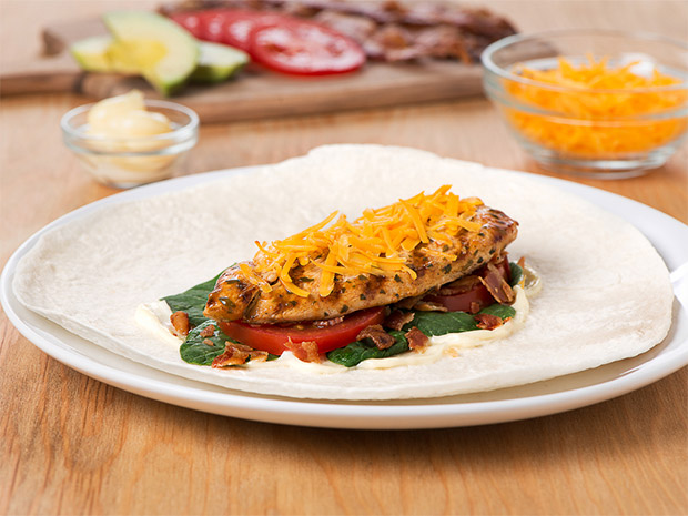 Step 1 Grilled California Chicken Wrap Step 1