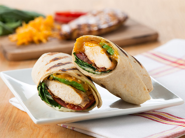 Step 3 Grilled California Chicken Wrap Step 3