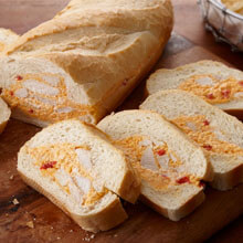 Chicken Pimiento Cheese Stuffed Bread