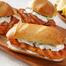 Grilled Buffalo Chicken Sandwiches