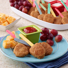 Chicken Nugget Lollipops