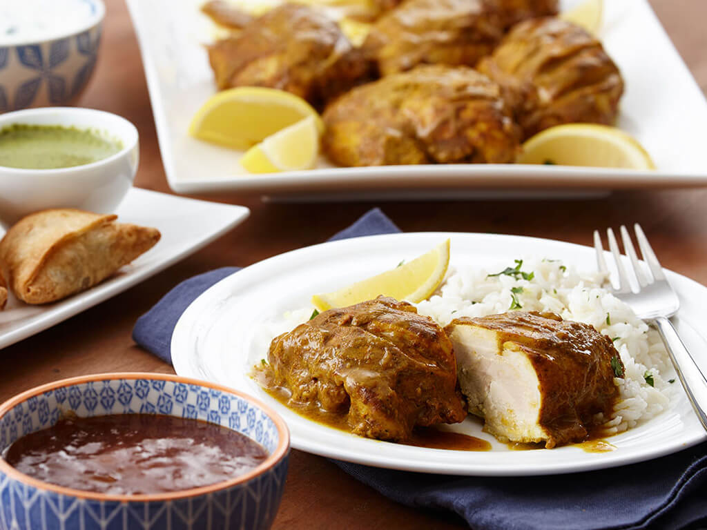 PERDUE® HARVESTLAND® Free Range Boneless Skinless Chicken Thigh Traypack